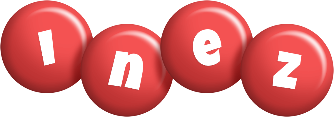 Inez candy-red logo