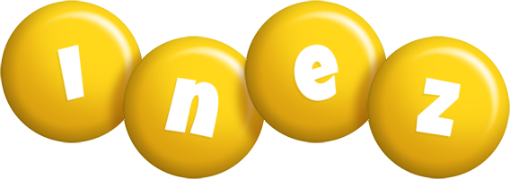 Inez candy-yellow logo