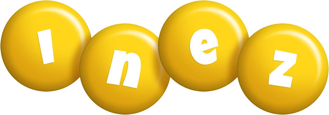 Inez candy-yellow logo