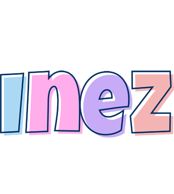 Inez pastel logo