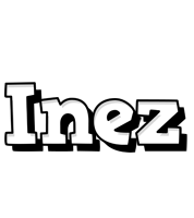 Inez snowing logo