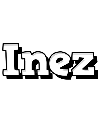 Inez snowing logo