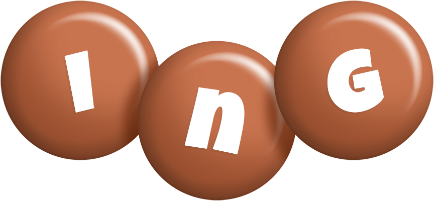 Ing candy-brown logo