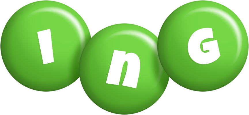 Ing candy-green logo