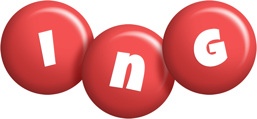 Ing candy-red logo