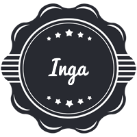 Inga badge logo