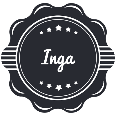 Inga badge logo
