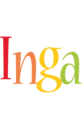 Inga birthday logo