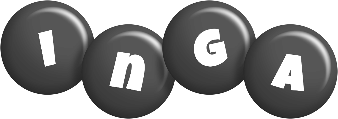 Inga candy-black logo
