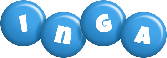 Inga candy-blue logo