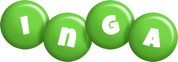 Inga candy-green logo