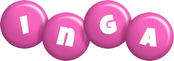 Inga candy-pink logo