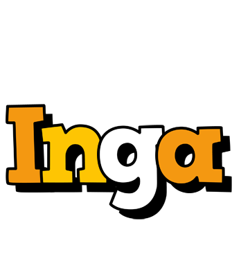 Inga cartoon logo