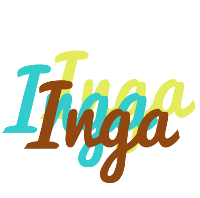 Inga cupcake logo