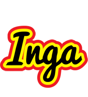 Inga flaming logo