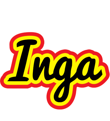 Inga flaming logo