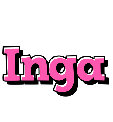 Inga girlish logo