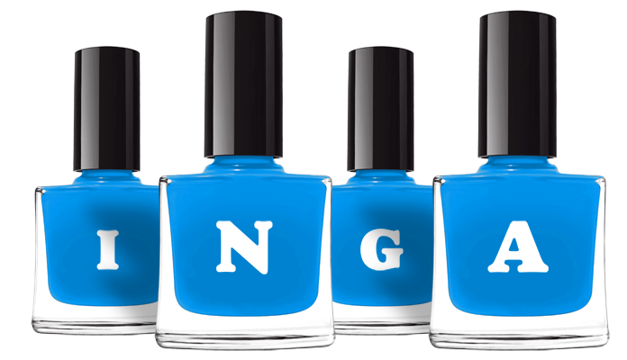Inga glossy logo