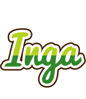 Inga golfing logo