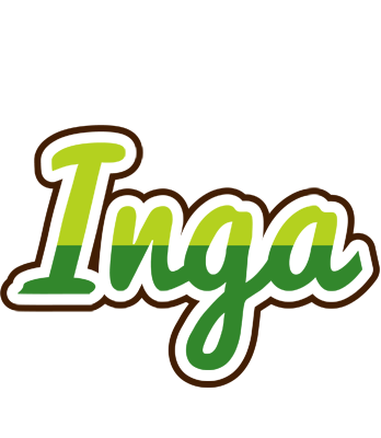 Inga golfing logo