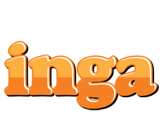 Inga orange logo