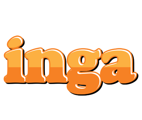 Inga orange logo