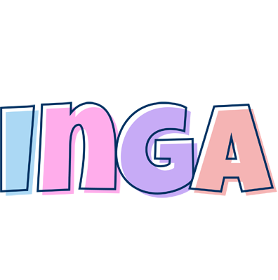 Inga pastel logo