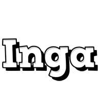 Inga snowing logo