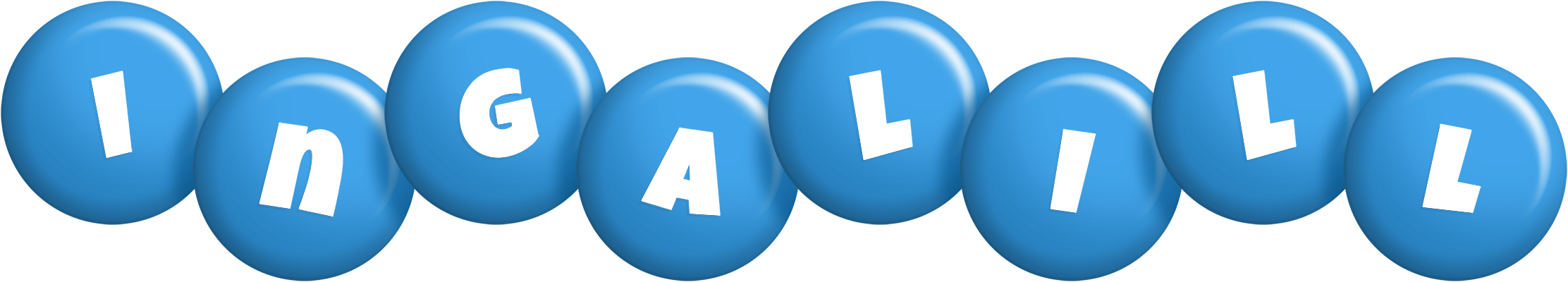 Ingalill candy-blue logo