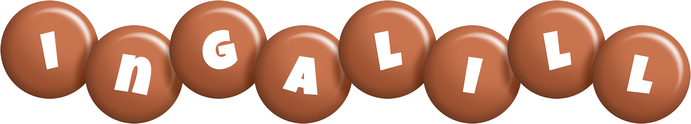 Ingalill candy-brown logo