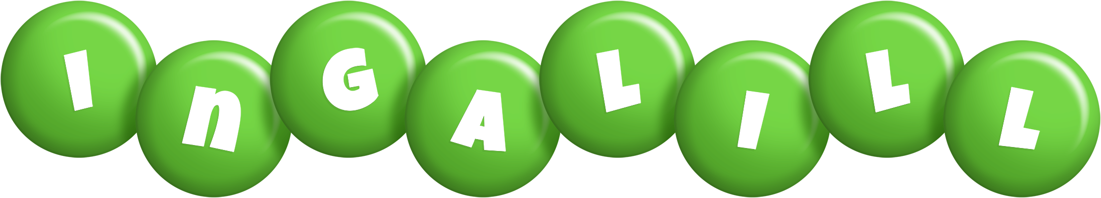 Ingalill candy-green logo
