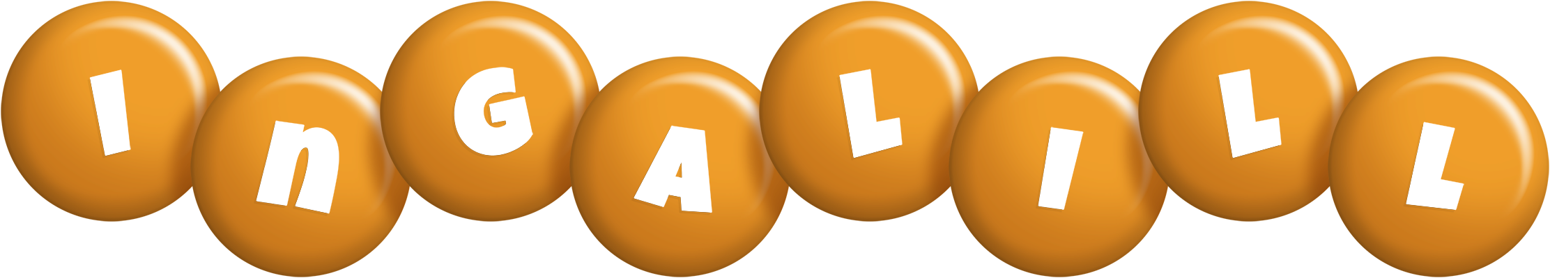 Ingalill candy-orange logo