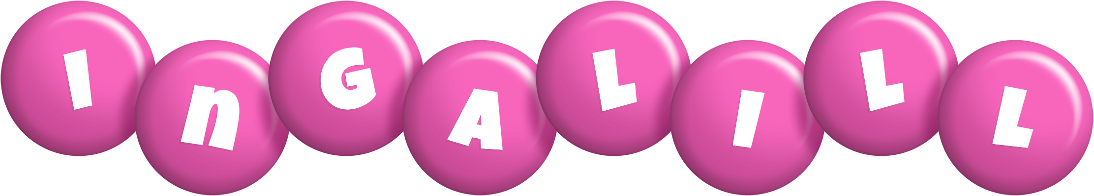 Ingalill candy-pink logo
