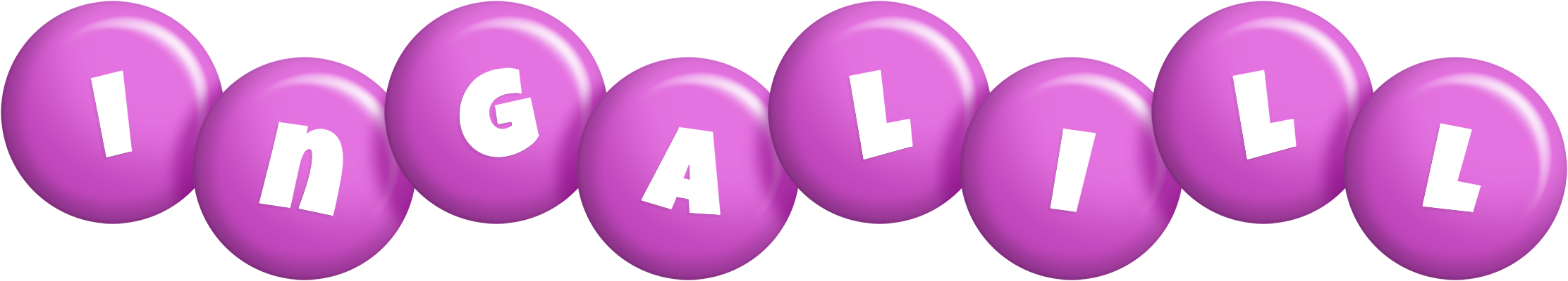 Ingalill candy-purple logo