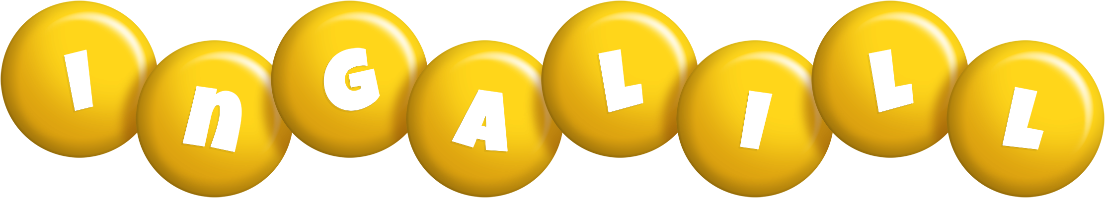 Ingalill candy-yellow logo