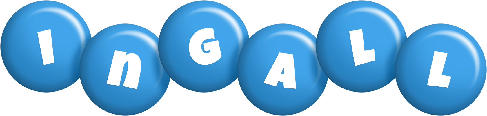 Ingall candy-blue logo