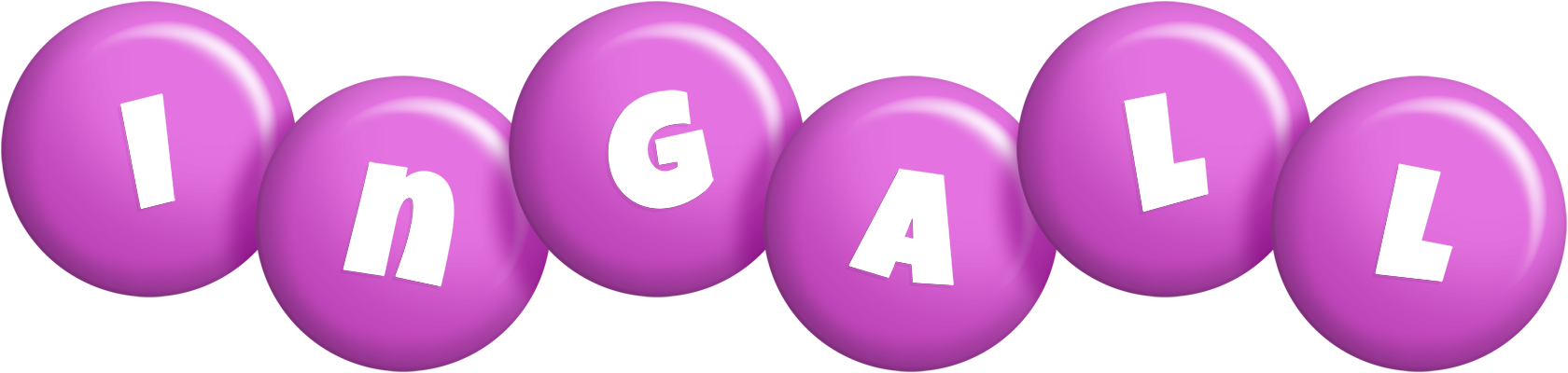 Ingall candy-purple logo
