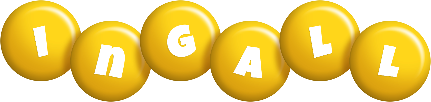 Ingall candy-yellow logo