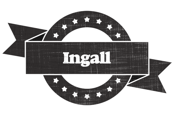 Ingall grunge logo