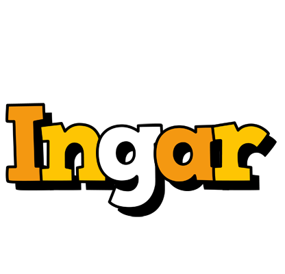 Ingar cartoon logo
