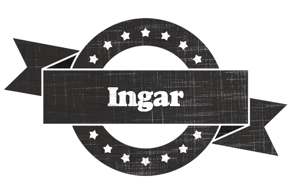 Ingar grunge logo
