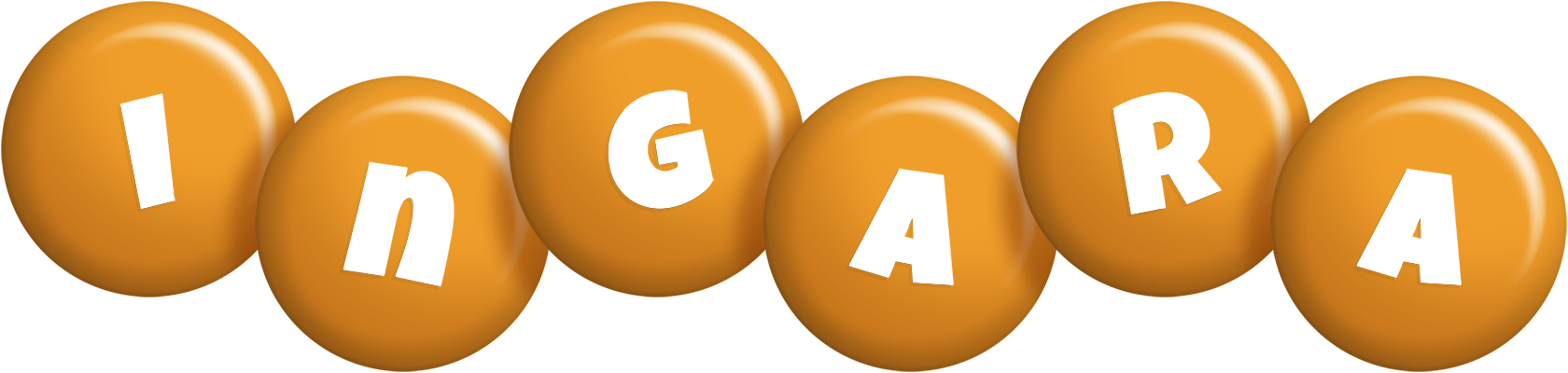 Ingara candy-orange logo