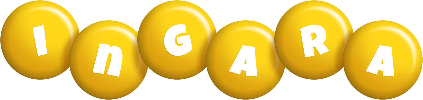 Ingara candy-yellow logo