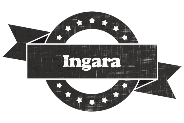 Ingara grunge logo