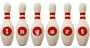 Ingart bowling-pin logo