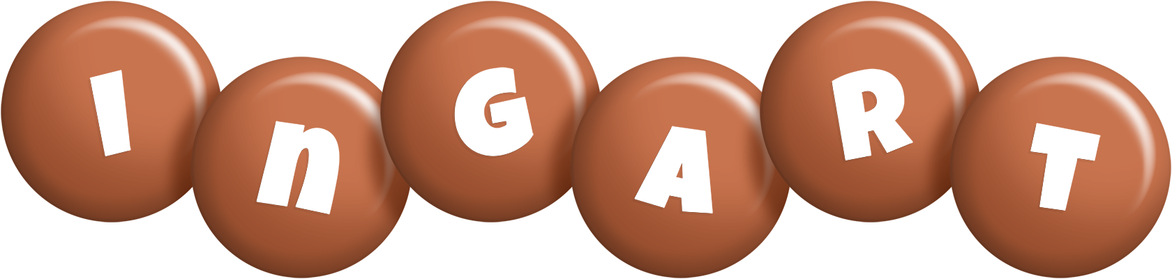 Ingart candy-brown logo