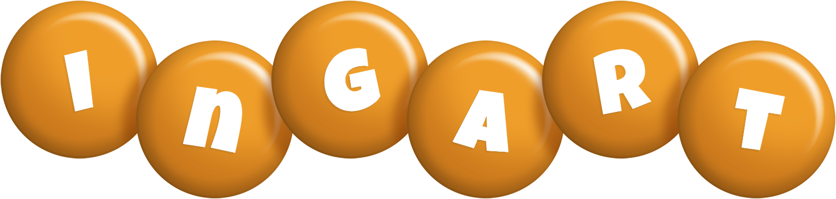 Ingart candy-orange logo