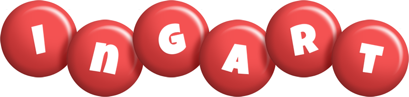 Ingart candy-red logo