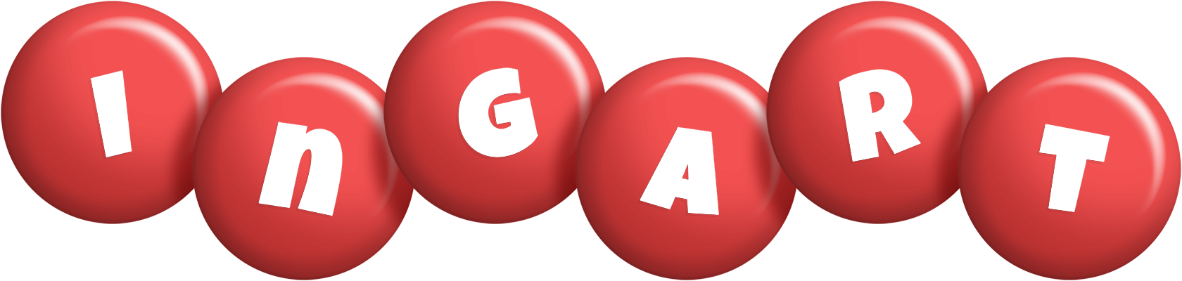 Ingart candy-red logo