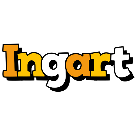 Ingart cartoon logo